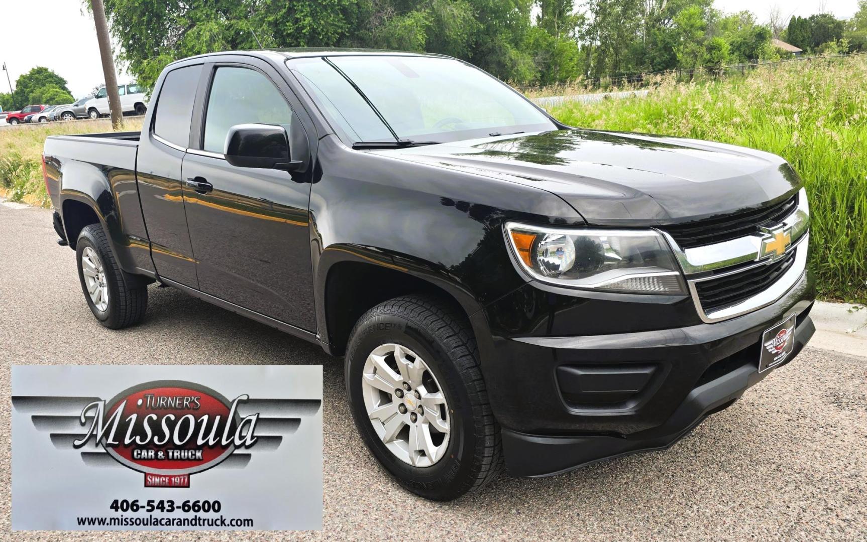 2017 Black /Black Chevrolet Colorado LT Ext. Cab 2WD (1GCHSCEAXH1) with an 2.5L L4 DOHC 16V GAS engine, 6A transmission, located at 450 N Russell, Missoula, MT, 59801, (406) 543-6600, 46.874496, -114.017433 - Score a Touchdown on this great Deal! One Owner 2017 Colorado LT 2WD Pickup. Economical 2.5L I4 Engine. Automatic Transmission. Air Conditioning. Tilt Steering. Cruise Control. Power Windows and Locks. Backup Camera. Touchscreen AM FM SAT with Bluetooth Audio and Phone Connection. Clean Title and Ca- Photo#4