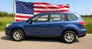 2014 Blue /White Subaru Forester 2.5i (JF2SJAAC6EH) with an 2.5L H4 SOHC 16V engine, 6-Speed Automatic transmission, located at 450 N Russell, Missoula, MT, 59801, (406) 543-6600, 46.874496, -114.017433 - Patriotic Blue 2 Owner Subaru with a clean Title and Carfax. 2.5L I4 Engine. Automatic Transmission. Air Conditioning. Cruise Control. Power Windows and Locks. AM FM CD Player. Bluetooth Audio and Phone Connection. Tires are in Very Good Condition. We Finance through local Credit Unions. We do N- Photo#0