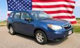 2014 Blue /White Subaru Forester 2.5i (JF2SJAAC6EH) with an 2.5L H4 SOHC 16V engine, 6-Speed Automatic transmission, located at 450 N Russell, Missoula, MT, 59801, (406) 543-6600, 46.874496, -114.017433 - Patriotic Blue 2 Owner Subaru with a clean Title and Carfax. 2.5L I4 Engine. Automatic Transmission. Air Conditioning. Cruise Control. Power Windows and Locks. AM FM CD Player. Bluetooth Audio and Phone Connection. Tires are in Very Good Condition. We Finance through local Credit Unions. We do N- Photo#3