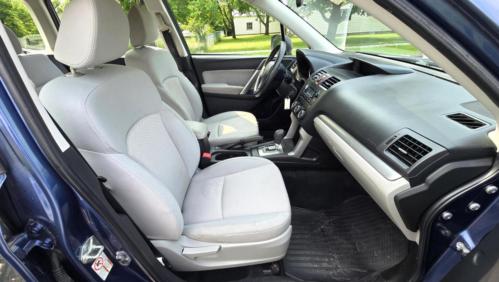 2014 Blue /White Subaru Forester 2.5i (JF2SJAAC6EH) with an 2.5L H4 SOHC 16V engine, 6-Speed Automatic transmission, located at 450 N Russell, Missoula, MT, 59801, (406) 543-6600, 46.874496, -114.017433 - Patriotic Blue 2 Owner Subaru with a clean Title and Carfax. 2.5L I4 Engine. Automatic Transmission. Air Conditioning. Cruise Control. Power Windows and Locks. AM FM CD Player. Bluetooth Audio and Phone Connection. Tires are in Very Good Condition. We Finance through local Credit Unions. We do N- Photo#14