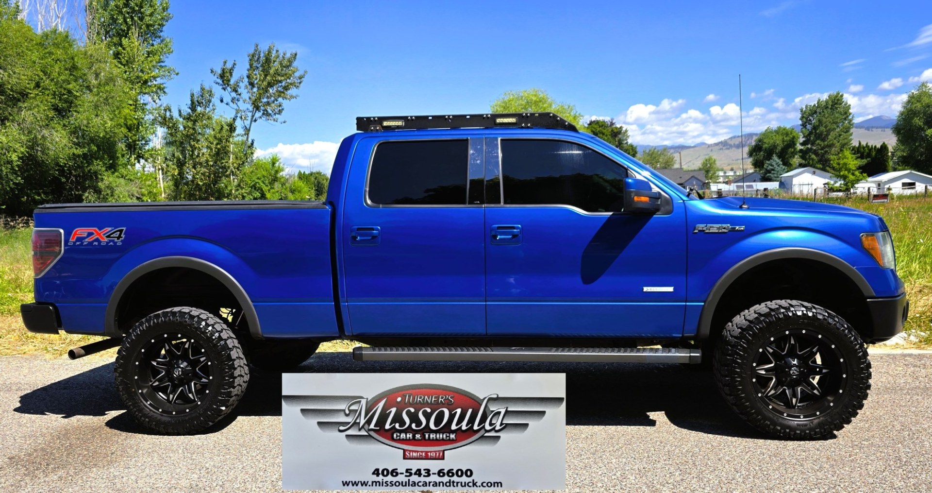 2014 Blue /Gray Ford F-150 FX4 SuperCrew 5.5-ft. Bed 4WD (1FTFW1ETXEF) with an 3.5L V6 TURBO engine, 6A transmission, located at 450 N Russell, Missoula, MT, 59801, (406) 543-6600, 46.874496, -114.017433- Photo#0