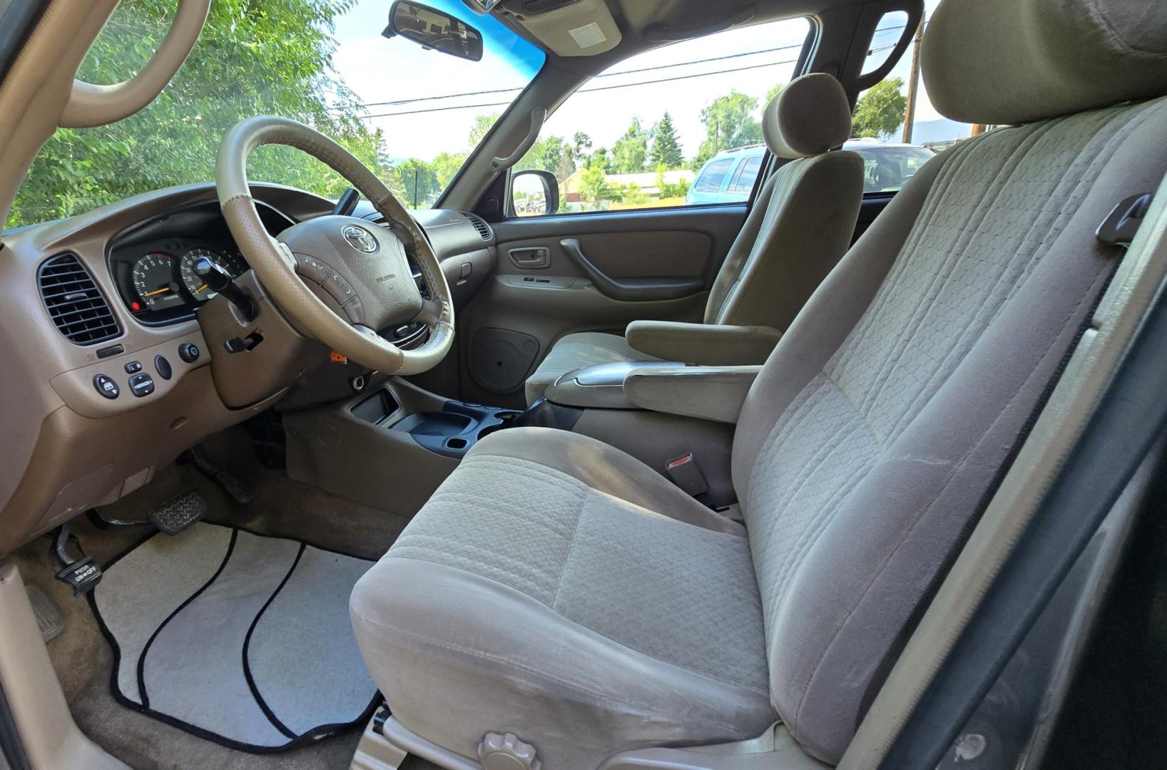2004 Grey /Gray Toyota Tundra SR5 Double Cab 4WD (5TBDT44104S) with an 4.7L V8 DOHC 32V engine, 4A OD transmission, located at 450 N Russell, Missoula, MT, 59801, (406) 543-6600, 46.874496, -114.017433 - Highly Desirable Toyota Tundra 4WD. 4.7L V8 Engine. Automatic Transmission. Nice Aftermarket Fuel brand Wheels with Excellent Cooper Tires. Air Conditioning. AM FM Bluetooth Touch Screen Stereo with Backup Camera. Power Windows and Locks. Cruise Control. Comes with a Winch and the Winch Mount. It's- Photo#10