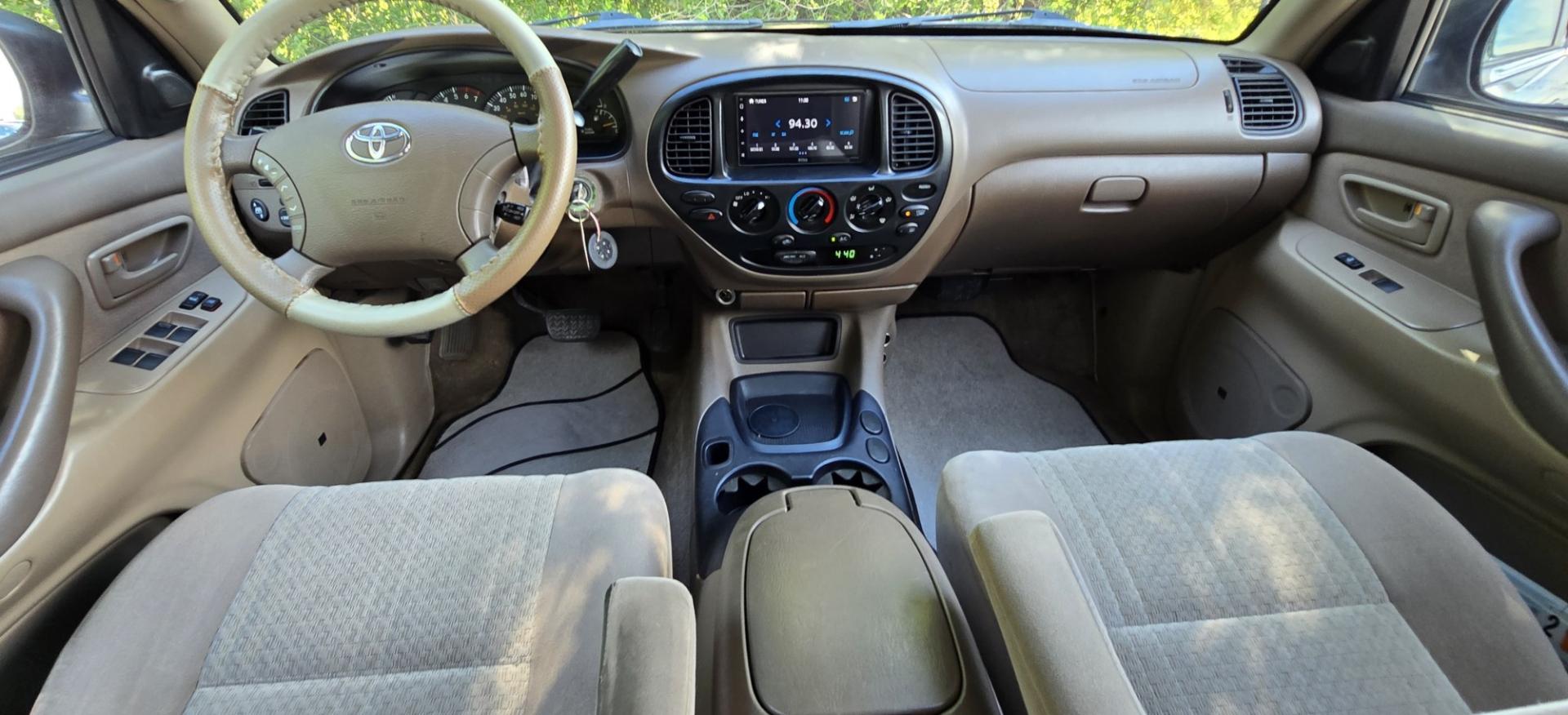 2004 Grey /Gray Toyota Tundra SR5 Double Cab 4WD (5TBDT44104S) with an 4.7L V8 DOHC 32V engine, 4A OD transmission, located at 450 N Russell, Missoula, MT, 59801, (406) 543-6600, 46.874496, -114.017433 - Highly Desirable Toyota Tundra 4WD. 4.7L V8 Engine. Automatic Transmission. Nice Aftermarket Fuel brand Wheels with Excellent Cooper Tires. Air Conditioning. AM FM Bluetooth Touch Screen Stereo with Backup Camera. Power Windows and Locks. Cruise Control. Comes with a Winch and the Winch Mount. It's- Photo#12