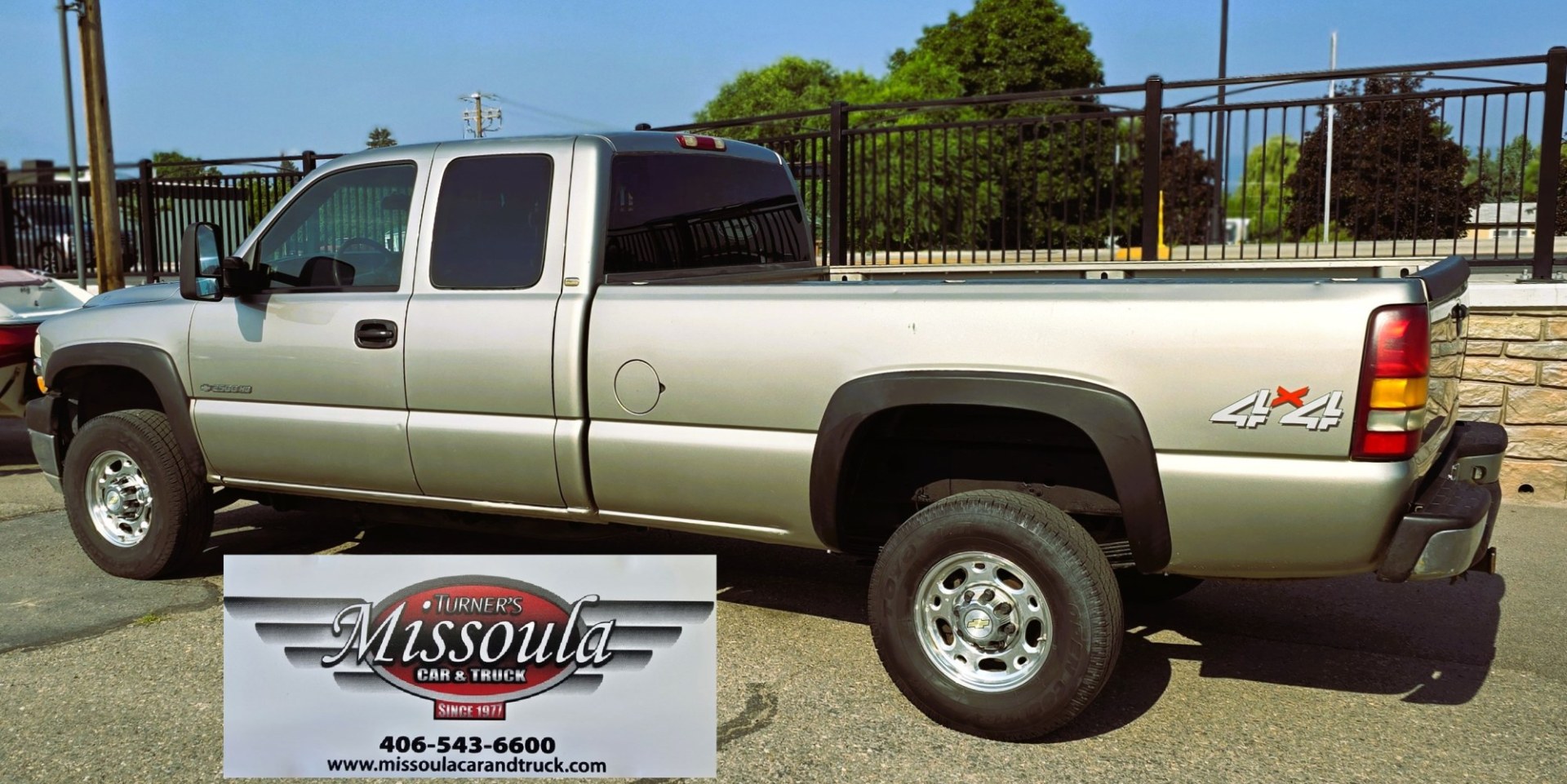 2002 Pewter /Brown Chevrolet Silverado 2500HD Ext. Cab Long Bed 4WD (1GCHK29U62E) with an 6.0L V8 OHV 16V engine, Automatic transmission, located at 450 N Russell, Missoula, MT, 59801, (406) 543-6600, 46.874496, -114.017433 - You read that right. Only 63,239 Miles. 4WD. 6.0L V8 Engine. Long Box. Extended Cab 4 Door. Automatic Transmission. Body is Very Straight. Air Conditioning. Cruise Control. Tilt Steering. Power Windows and Locks. Aftermarket Touch Screen Stereo with Bluetooth Audio and Phone Connection. Clean Title- Photo#6
