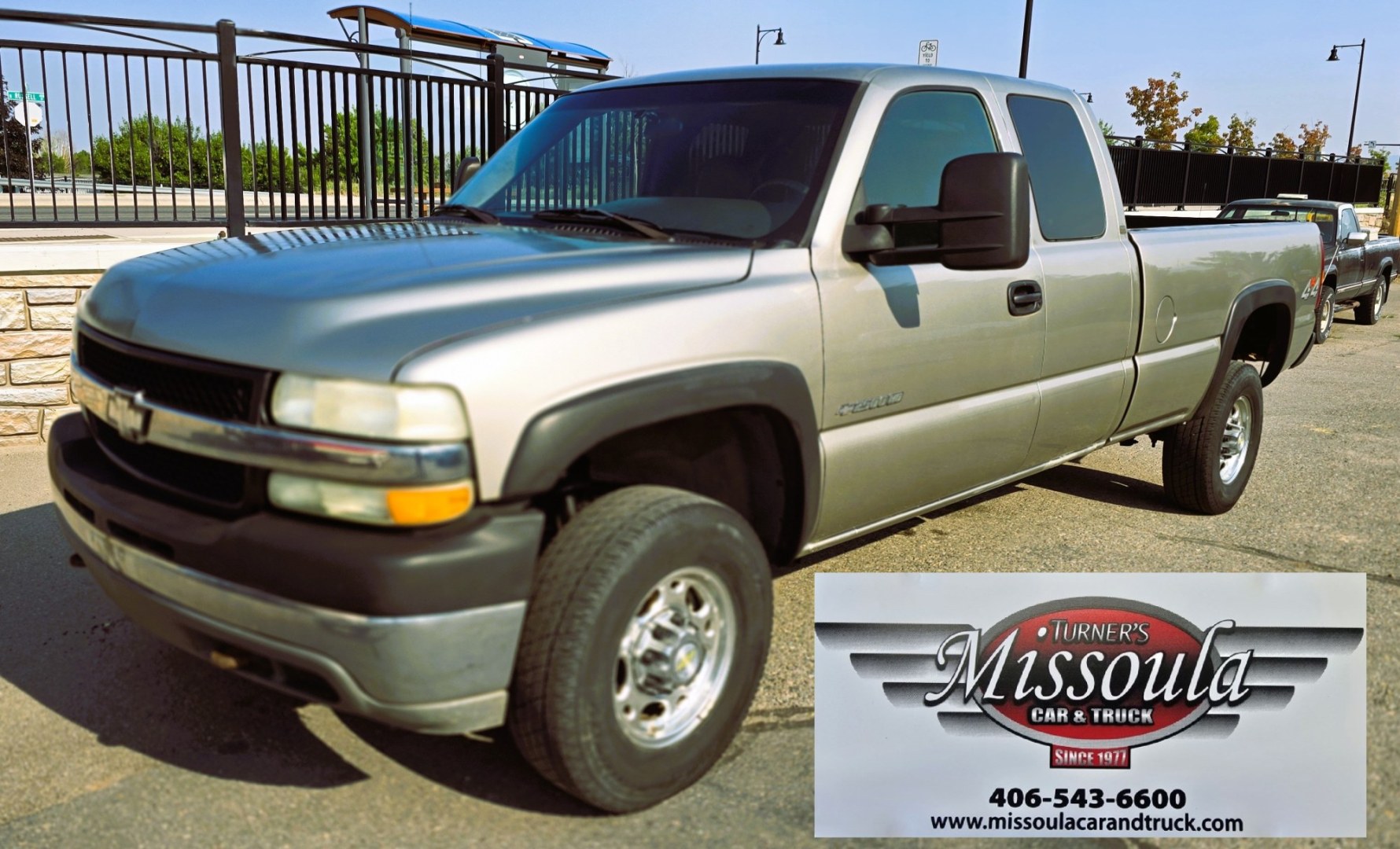 2002 Pewter /Brown Chevrolet Silverado 2500HD Ext. Cab Long Bed 4WD (1GCHK29U62E) with an 6.0L V8 OHV 16V engine, Automatic transmission, located at 450 N Russell, Missoula, MT, 59801, (406) 543-6600, 46.874496, -114.017433 - You read that right. Only 63,239 Miles. 4WD. 6.0L V8 Engine. Long Box. Extended Cab 4 Door. Automatic Transmission. Body is Very Straight. Air Conditioning. Cruise Control. Tilt Steering. Power Windows and Locks. Aftermarket Touch Screen Stereo with Bluetooth Audio and Phone Connection. Clean Title- Photo#8