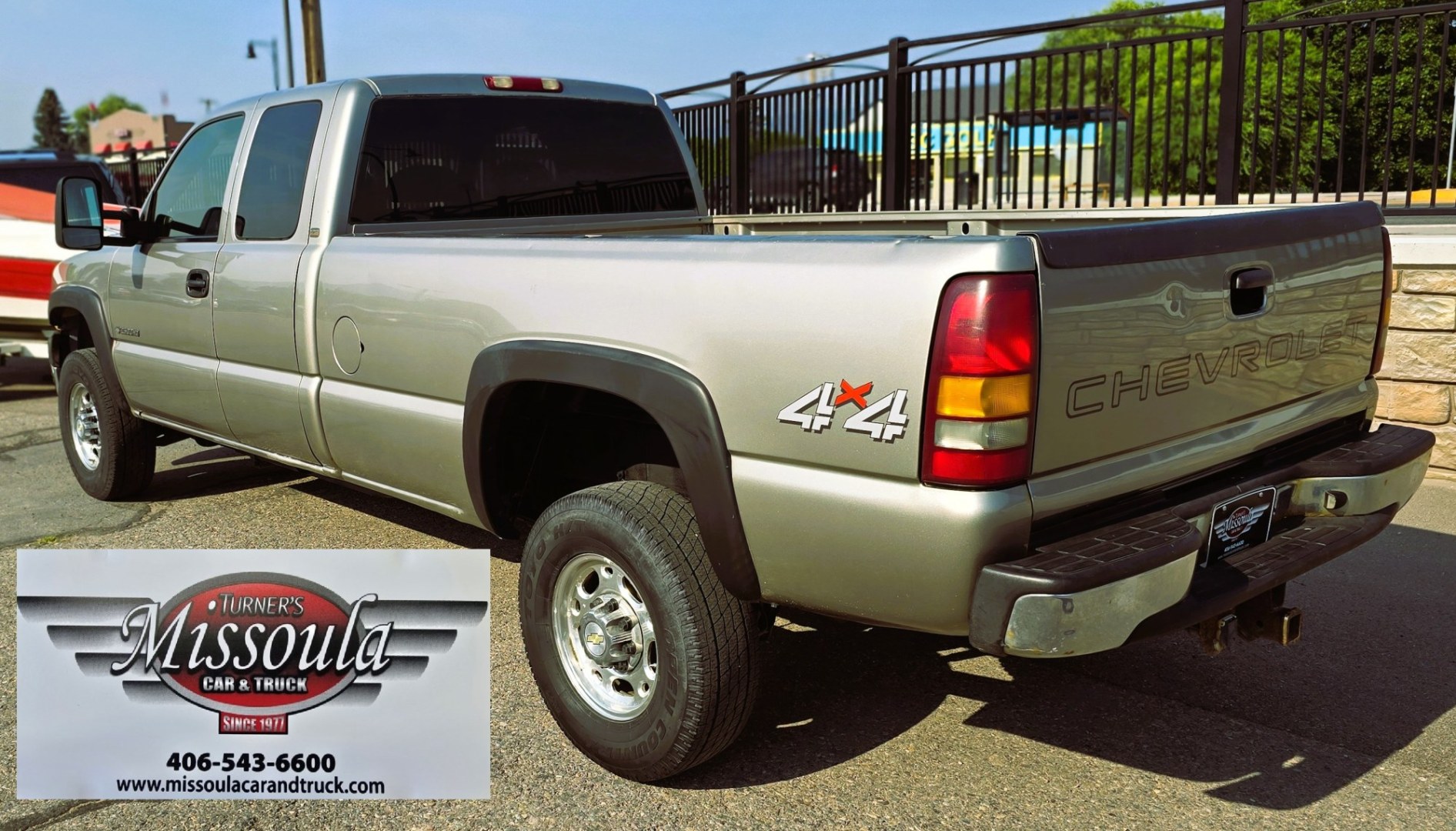 2002 Pewter /Brown Chevrolet Silverado 2500HD Ext. Cab Long Bed 4WD (1GCHK29U62E) with an 6.0L V8 OHV 16V engine, Automatic transmission, located at 450 N Russell, Missoula, MT, 59801, (406) 543-6600, 46.874496, -114.017433 - You read that right. Only 63,239 Miles. 4WD. 6.0L V8 Engine. Long Box. Extended Cab 4 Door. Automatic Transmission. Body is Very Straight. Air Conditioning. Cruise Control. Tilt Steering. Power Windows and Locks. Aftermarket Touch Screen Stereo with Bluetooth Audio and Phone Connection. Clean Title- Photo#7
