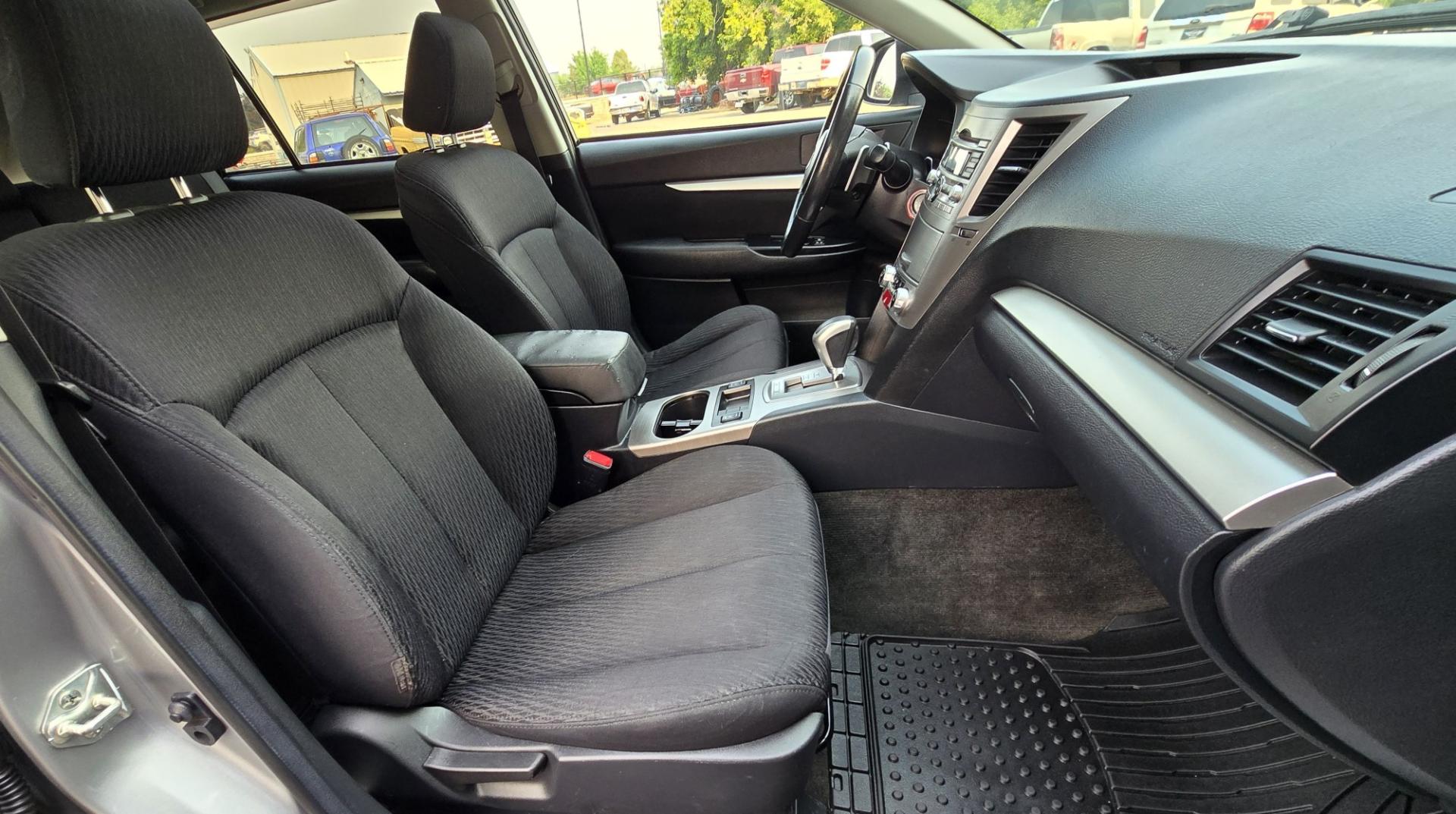 2011 Silver /Gray Subaru Outback 2.5i Premium (4S4BRBGC5B3) with an 2.5L H4 DOHC 16V engine, CVT transmission, located at 450 N Russell, Missoula, MT, 59801, (406) 543-6600, 46.874496, -114.017433 - Clean Two Owner AWD SUV with a Timing Belt that was replaced 30k Miles Ago. 2.5L H4 Engine. Automatic Transmission. Power Sunroof. Heated Front Seats. Power Drivers Seat. Power Windows and Locks. AM FM CD Player. Roof Rack. Clean Title and Carfax. We Finance through local Credit Unions. We do NOT- Photo#17