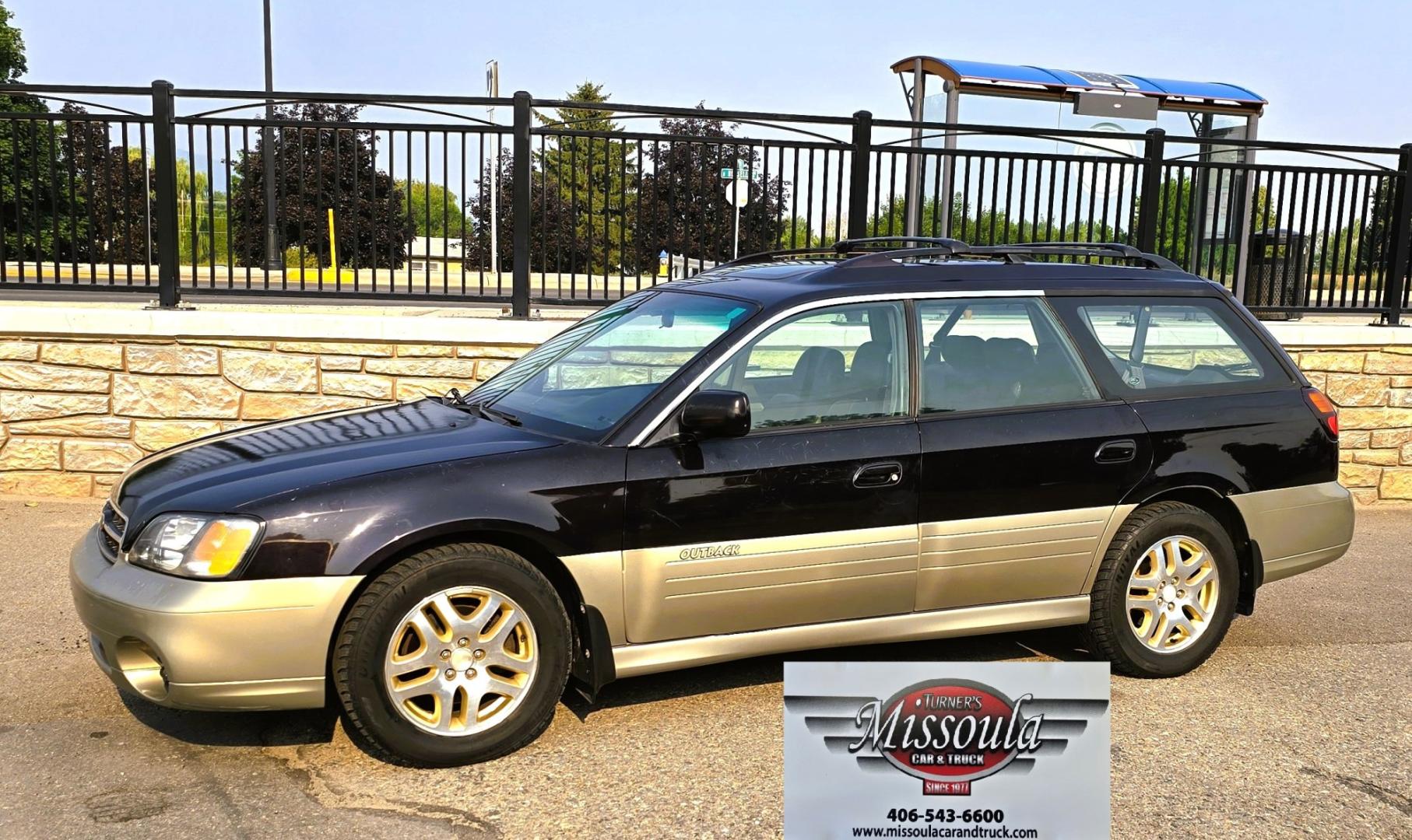 2001 Black /Black Subaru Outback Limited Wagon (4S3BH686717) with an 2.5L H4 SOHC 16V engine, 4A OD transmission, located at 450 N Russell, Missoula, MT, 59801, (406) 543-6600, 46.874496, -114.017433 - Reliable AWD Suby that runs amazing. 2.5L H4 Engine. Automatic Transmission. Sunroof. Air. Cruise. Tilt. Power Windows and Locks. Tires are in Excellent Condition. Paint is a little rough. Clean Title and Carfax. Because of the age, our lenders do NOT offer financing on this vehicle- Photo#6