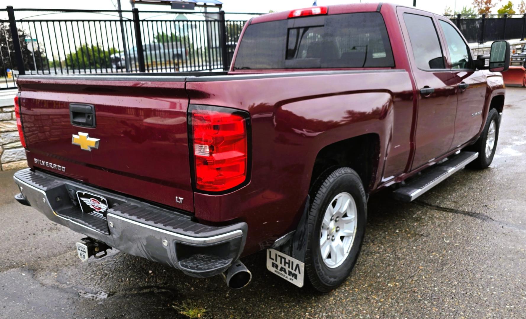 2014 Maroon /Gray Chevrolet Silverado 1500 1LT Crew Cab 4WD (3GCUKREH9EG) with an 4.3L V6 OHV 12V engine, 6-Speed Automatic transmission, located at 450 N Russell, Missoula, MT, 59801, (406) 543-6600, 46.874496, -114.017433 - Sharp Silverado 4WD. Economical 4.V6 Engine. Automatic Transmission. Air. Cruise. Tilt. Power Windows and Locks. Backup Camera. AM FM CD Player. Bluetooth Audio and Phone Connection. Front Seats are Power and Heated. Running Board. Paint has some scratches.- Photo#10