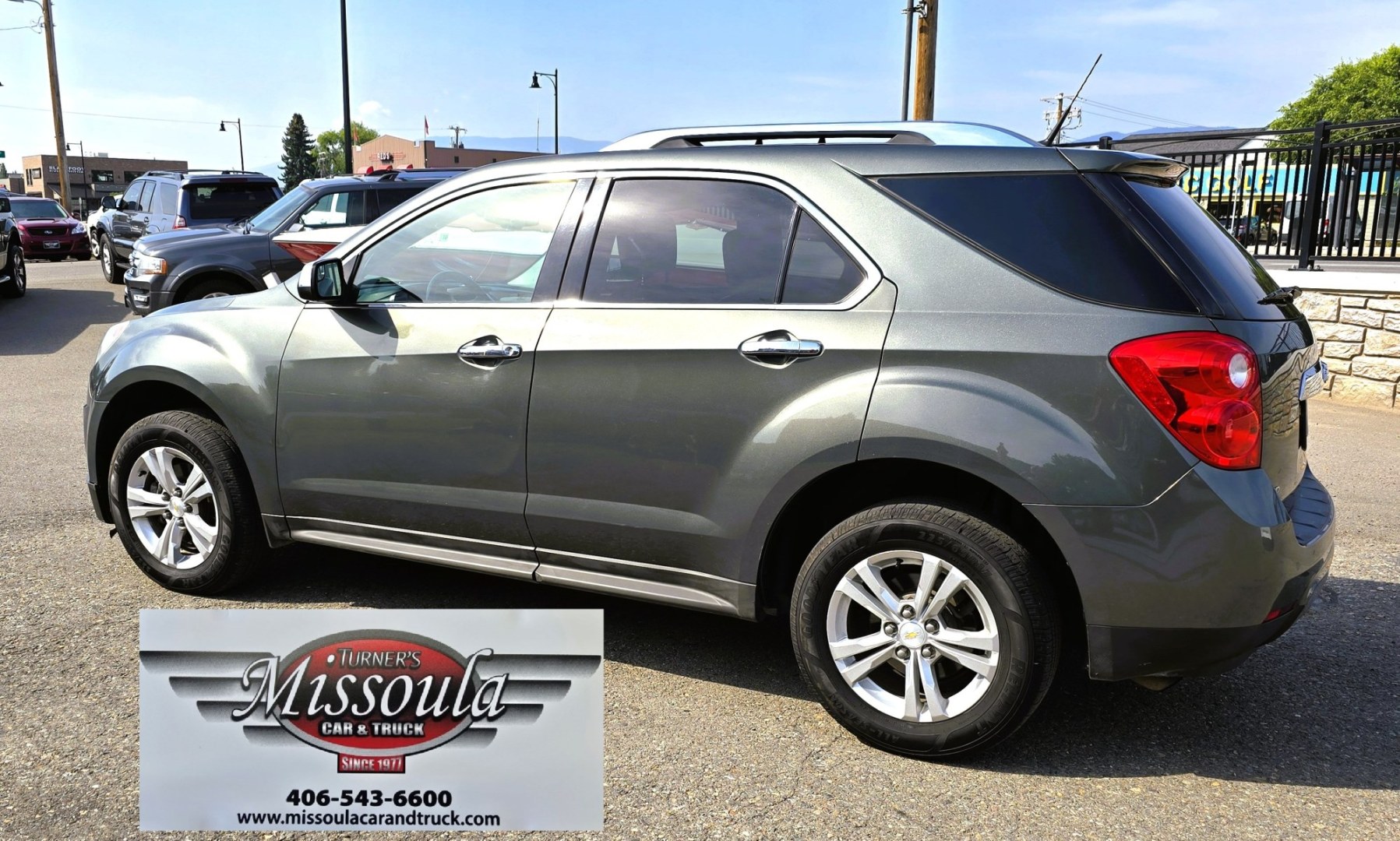 2013 Green /Gray Chevrolet Equinox LTZ AWD (2GNFLGEK1D6) with an 2.4L L4 DOHC 16V engine, 6A transmission, located at 450 N Russell, Missoula, MT, 59801, (406) 543-6600, 46.874496, -114.017433 - Roomy AWD SUV. Economical 2.4L I4 Engine. 6 Speed Automatic Transmission. Power Front Seats. Heated Front Seats. Air Conditioning Blows Cold. Cruise Control. Tilt Steering. AM FM XM CD Pler. Bluetooth Audio and Phone Connection.- Photo#5