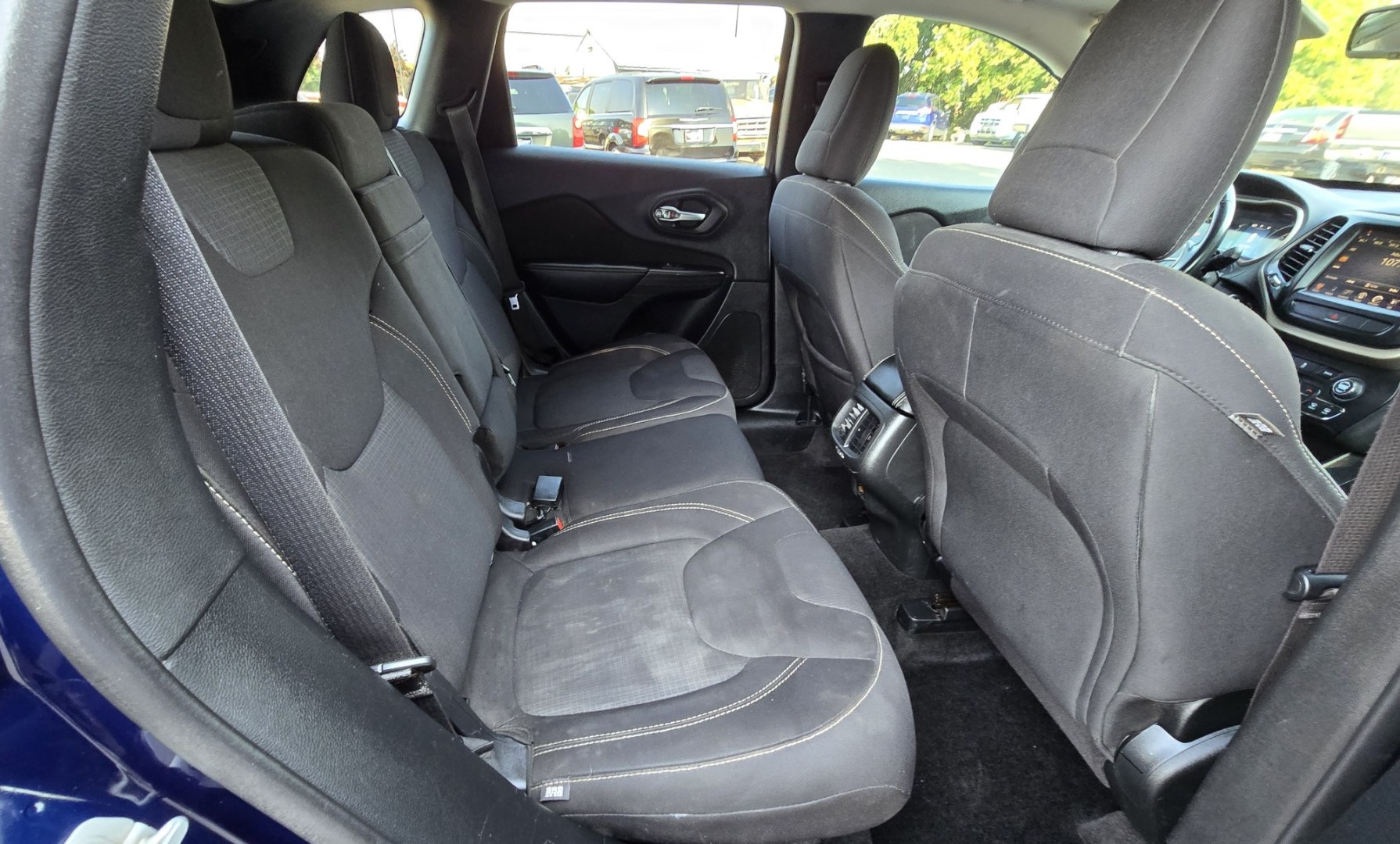 2015 Blue /Black Jeep Cherokee Latitude 4WD (1C4PJMCB2FW) with an 2.4L L4 DOHC 16V engine, 9A transmission, located at 450 N Russell, Missoula, MT, 59801, (406) 543-6600, 46.874496, -114.017433 - Gorgeous Blue 4WD SUV. Economical yet Peppy 2.4L I4 Engine. Automatic Transmission. Frigid Air Conditioning. Tilt and Telescoping Steering Wheel. Power Windows and Locks. Remote Start. AM FM XM Touchscreen Stereo with Bluetooth Audio and Phone Connection. Backup Camera. Heated Seats and Steering Whe- Photo#15