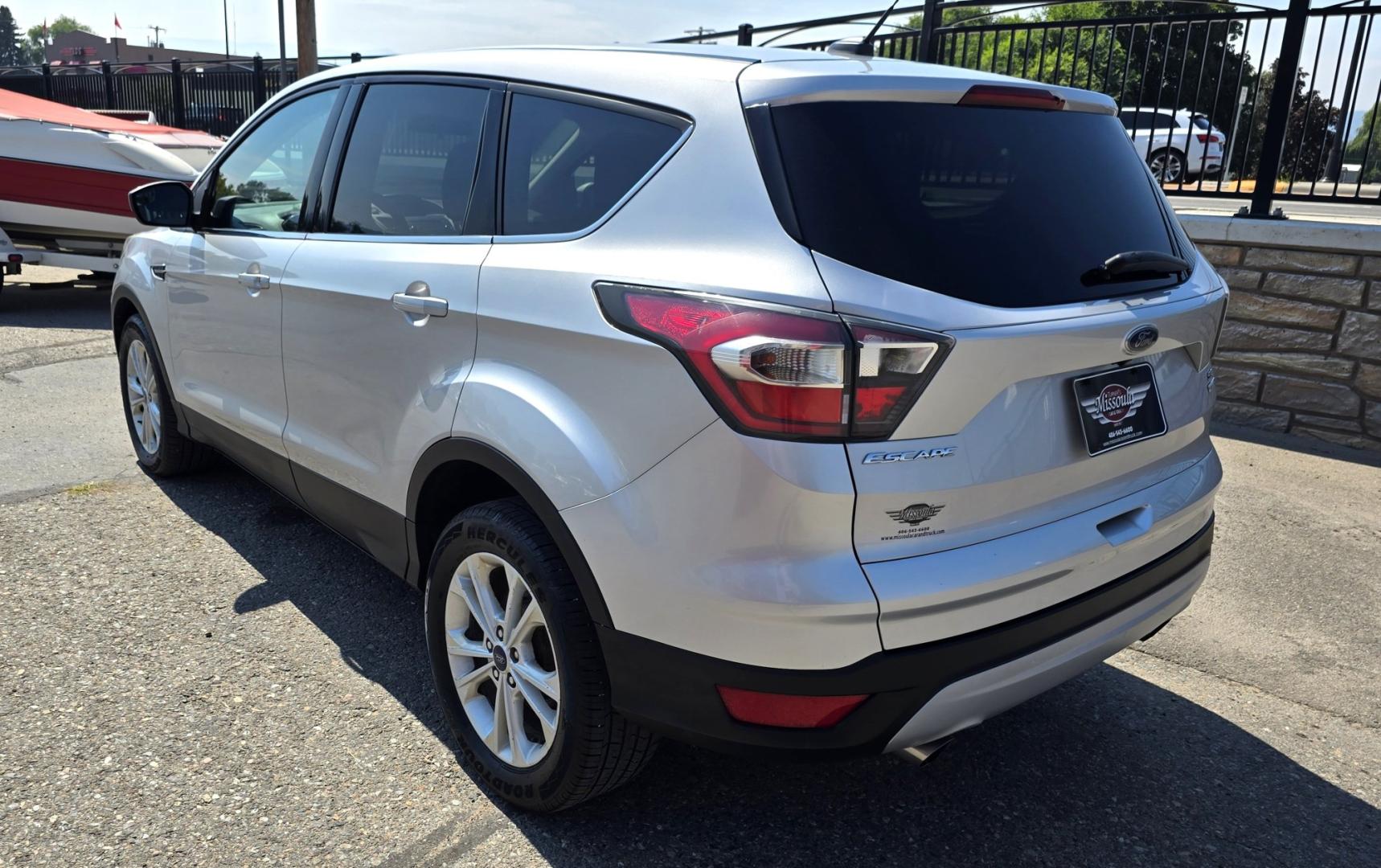 2017 Silver /Grey Ford Escape SE 4WD (1FMCU9GD9HU) with an 1.5L L4 DOHC 16V engine, 6A transmission, located at 450 N Russell, Missoula, MT, 59801, (406) 543-6600, 46.874496, -114.017433- Photo#8