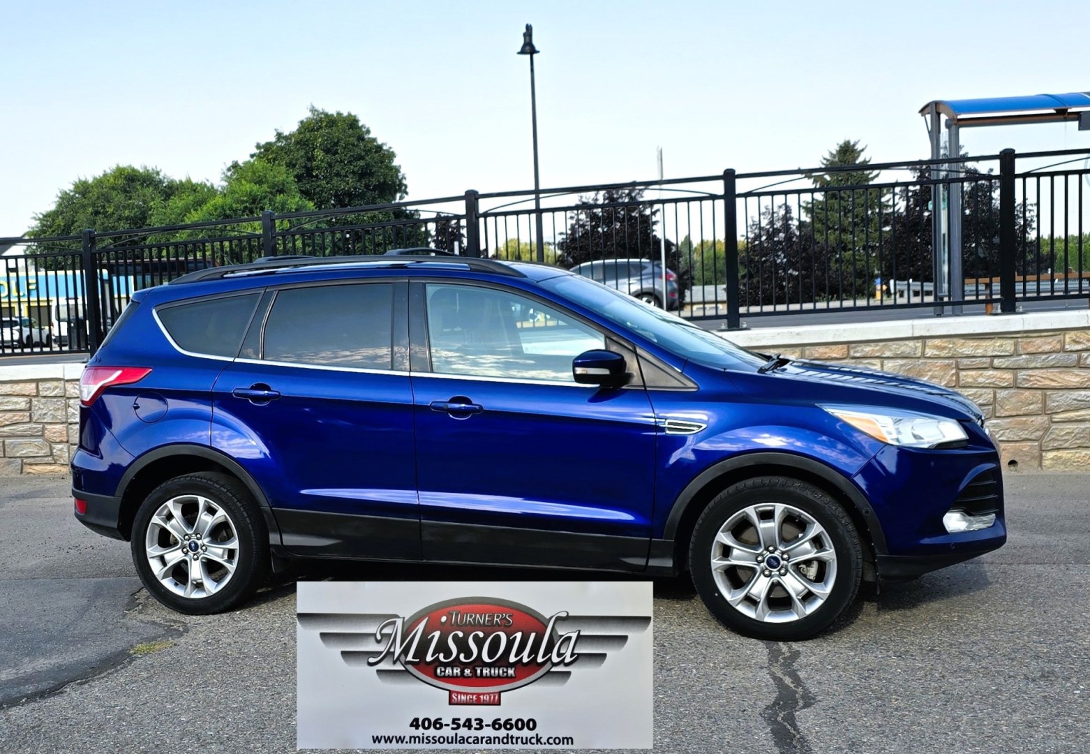 2013 Blue /Tan Ford Escape SEL 4WD (1FMCU9H96DU) with an 2.0L L4 DOHC 16V engine, 6-Speed Automatic transmission, located at 450 N Russell, Missoula, MT, 59801, (406) 543-6600, 46.874496, -114.017433 - Classy Blue Economy Two Owner AWD SUV. 2.0L I4 Engine. 6 Speed Select Shift Automatic Transmission. Navigation. AM FM XM Sync Stereo with CD Player. Bluetooth Audio and Phone Connection. Air Conditioning. Tilt and Telescoping Steering. Backup Camera. Backup Camera. Roof Rack. Towing. Parking Sensors- Photo#0