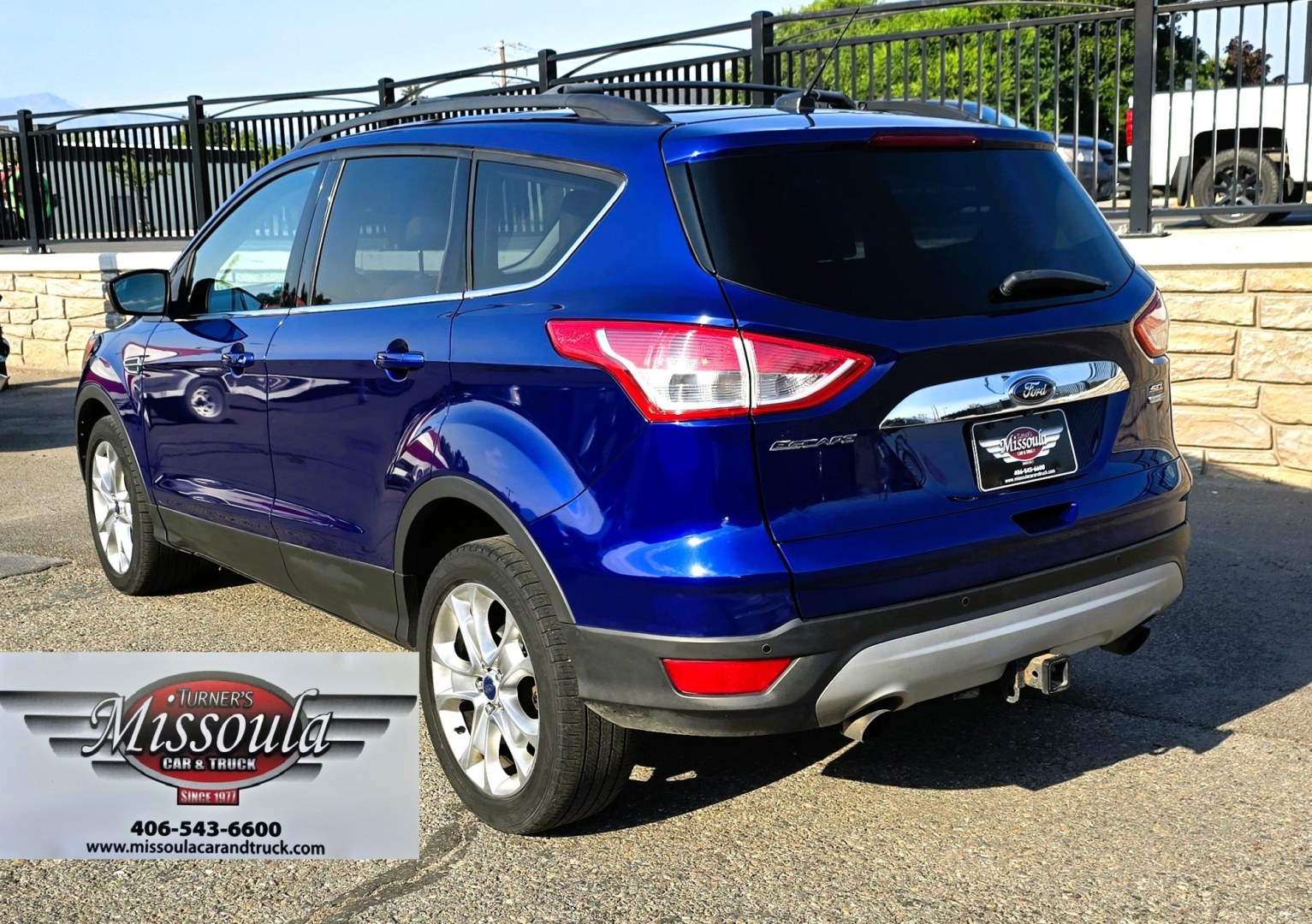 2013 Blue /Tan Ford Escape SEL 4WD (1FMCU9H96DU) with an 2.0L L4 DOHC 16V engine, 6-Speed Automatic transmission, located at 450 N Russell, Missoula, MT, 59801, (406) 543-6600, 46.874496, -114.017433 - Classy Blue Economy Two Owner AWD SUV. 2.0L I4 Engine. 6 Speed Select Shift Automatic Transmission. Navigation. AM FM XM Sync Stereo with CD Player. Bluetooth Audio and Phone Connection. Air Conditioning. Tilt and Telescoping Steering. Backup Camera. Backup Camera. Roof Rack. Towing. Parking Sensors- Photo#7