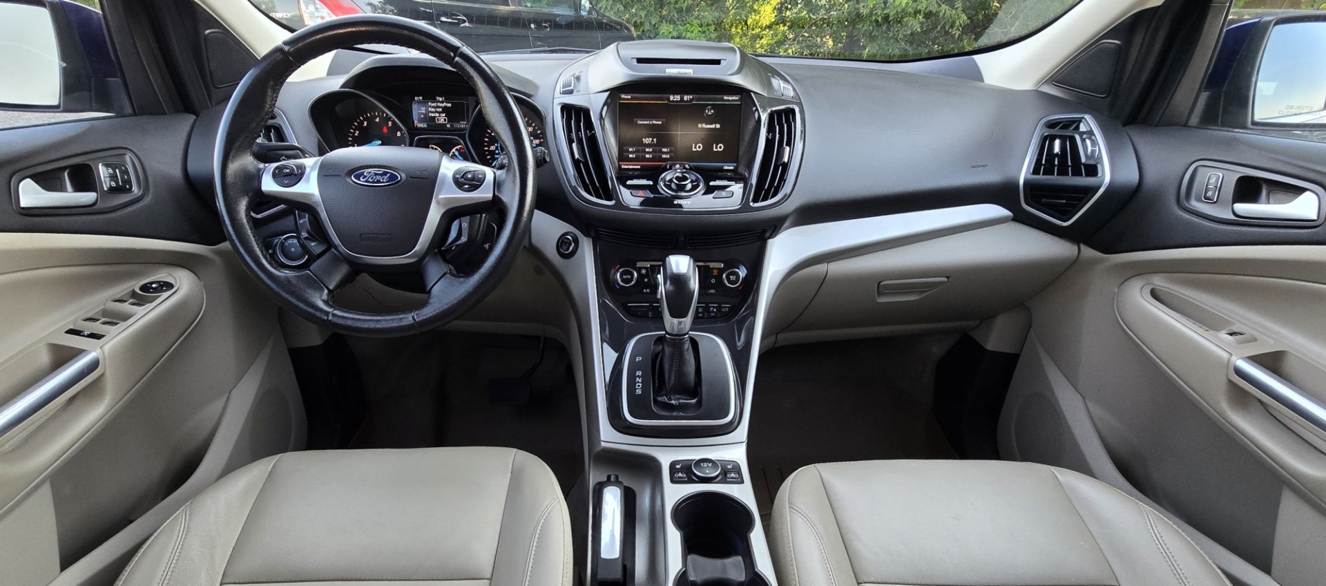 2013 Blue /Tan Ford Escape SEL 4WD (1FMCU9H96DU) with an 2.0L L4 DOHC 16V engine, 6-Speed Automatic transmission, located at 450 N Russell, Missoula, MT, 59801, (406) 543-6600, 46.874496, -114.017433 - Classy Blue Economy Two Owner AWD SUV. 2.0L I4 Engine. 6 Speed Select Shift Automatic Transmission. Navigation. AM FM XM Sync Stereo with CD Player. Bluetooth Audio and Phone Connection. Air Conditioning. Tilt and Telescoping Steering. Backup Camera. Backup Camera. Roof Rack. Towing. Parking Sensors- Photo#15