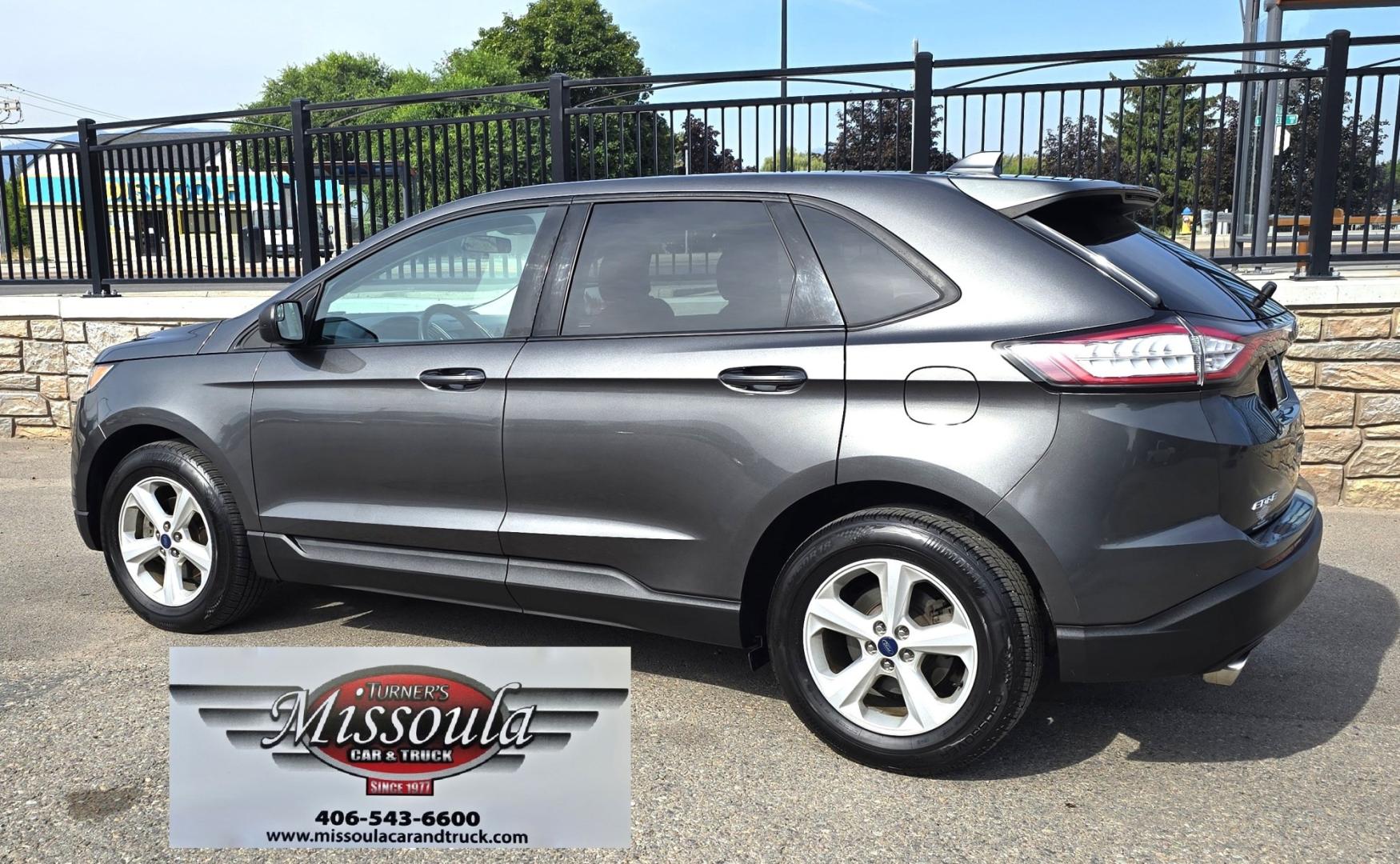 2015 Grey /Gray Ford Edge SE FWD (2FMTK3G92FB) with an 2.0L L4 DOHC 16V engine, 6A transmission, located at 450 N Russell, Missoula, MT, 59801, (406) 543-6600, 46.874496, -114.017433 - Clean Front Wheel Drive SUV with Good Miles for it's age. 2.0L I4 Engine. 6 Speed Automatic Transmission. Air Conditioning. Cruise Control. Power Windows and Locks. Backup Camera. AM FM CD Player with Bluetooth and Microsoft Sync. Clean Title and Carfax.- Photo#6