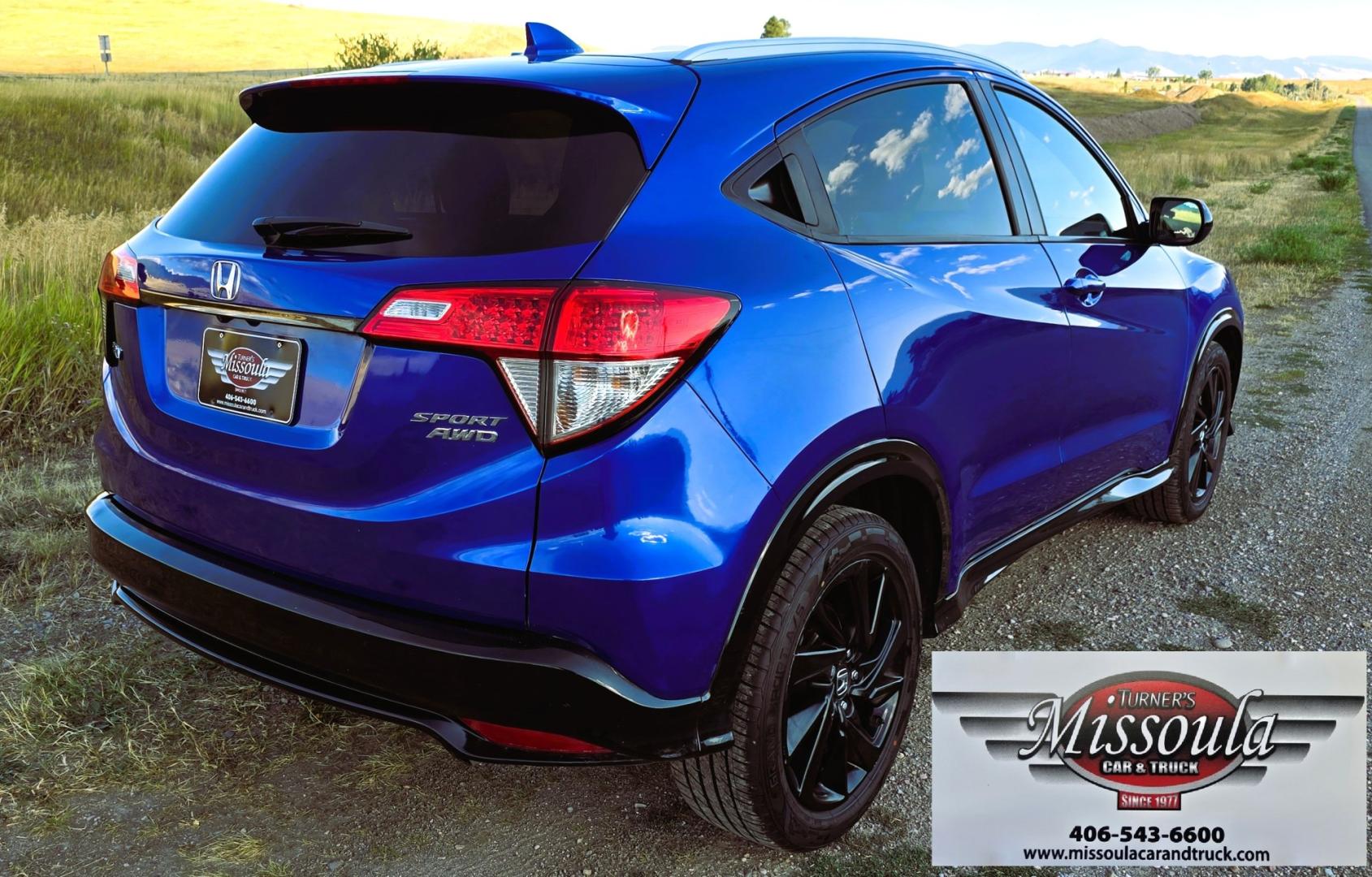 2021 Blue /Black Honda HR-V Sport AWD (3CZRU6H1XMM) with an 1.8L L4 DOHC 16V engine, CVT transmission, located at 450 N Russell, Missoula, MT, 59801, (406) 543-6600, 46.874496, -114.017433 - Salvage Title but Like New Condition. Only 53,500 miles. 1.8L I4 Engine. All Wheel Drive. Air Conditioning. Cruise Control. Power Windows and Locks. AM FM Bluetooth Audio and Phone Connectivity. Air Bags Did NOT Deploy. The accident was on the front and drivers side. The Body and Paint work is i- Photo#7