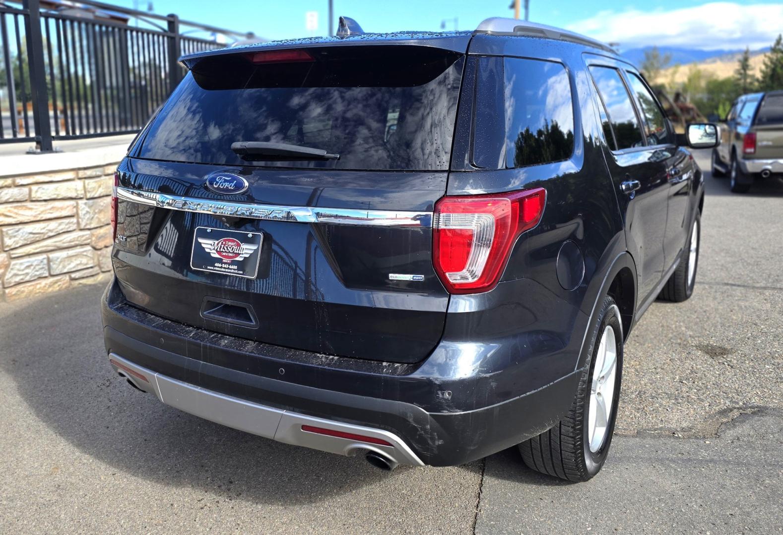 2017 Grey /Black Ford Explorer XLT 4WD (1FM5K8DH4HG) with an 2.3L L4 DOHC 16V engine, 6A transmission, located at 450 N Russell, Missoula, MT, 59801, (406) 543-6600, 46.874496, -114.017433 - Another Sturdy AWD SUV from Missoula Car and Truck. Economical 2.3L I4 Engine. 6 Speed Automatic Transmission. Third Row Seats. Front and Rear Climate Control. Air. Cruise. Tilt. Power Windows and Locks. AM FM XM CD Player. Bluetooth Audio and Phone Connection. Backup Camera. Two Owner. Clean Title- Photo#7