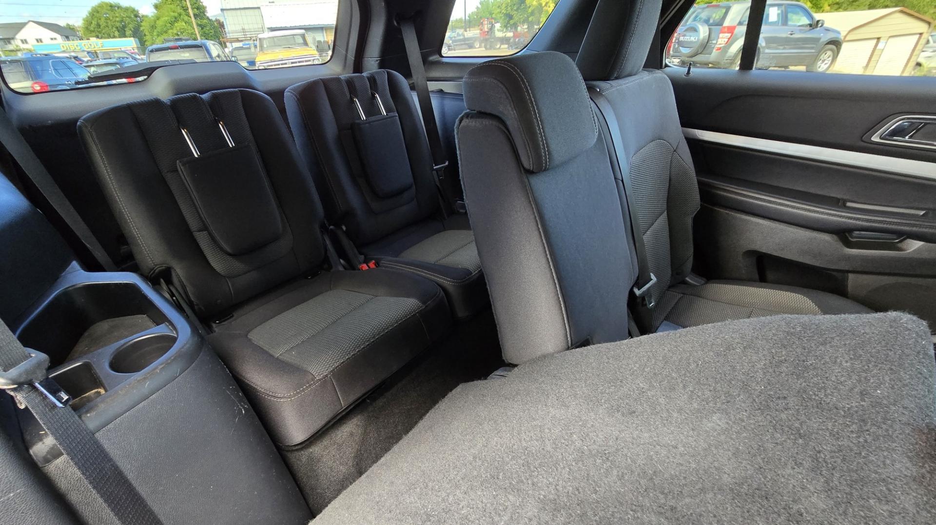 2017 Grey /Black Ford Explorer XLT 4WD (1FM5K8DH4HG) with an 2.3L L4 DOHC 16V engine, 6A transmission, located at 450 N Russell, Missoula, MT, 59801, (406) 543-6600, 46.874496, -114.017433 - Another Sturdy AWD SUV from Missoula Car and Truck. Economical 2.3L I4 Engine. 6 Speed Automatic Transmission. Third Row Seats. Front and Rear Climate Control. Air. Cruise. Tilt. Power Windows and Locks. AM FM XM CD Player. Bluetooth Audio and Phone Connection. Backup Camera. Two Owner. Clean Title- Photo#16