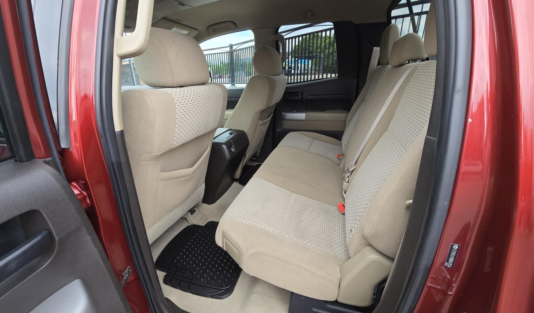 2008 Maroon /Tan Toyota Tundra SR5 Double Cab 5.7L 4WD (5TFBV54198X) with an 5.7L V8 DOHC 32V engine, 6A OD transmission, located at 450 N Russell, Missoula, MT, 59801, (406) 543-6600, 46.874496, -114.017433 - One Owner 2008 Tundra with a Strong 5.7L V8 Engine. Automatic Transmission. 6.5 Foot Bed. Freshly Serviced Air Conditioning. Power Windows and Locks. Cloth Seats. AM FM CD Player. Running Board. Tool Box. We Finance through local Credit Unions. We do NOT offer In House (Buy Here Pay Here) Financ- Photo#12