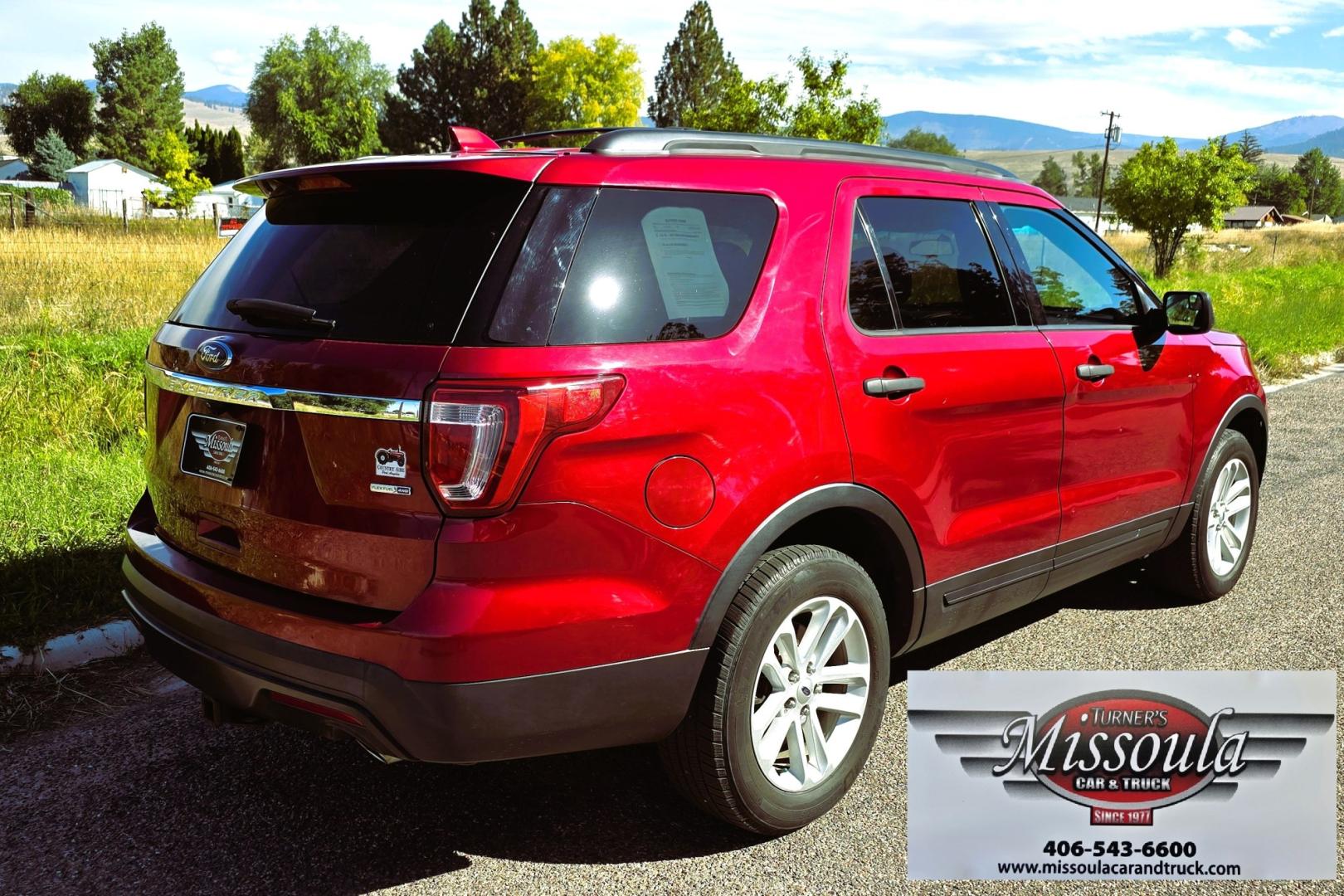 2016 Red /Tan Ford Explorer Base 4WD (1FM5K8B86GG) with an 3.5L V6 DOHC 24V engine, 6A transmission, located at 450 N Russell, Missoula, MT, 59801, (406) 543-6600, 46.874496, -114.017433 - Another Sturdy AWD SUV Ford Explorer. Excellent Miles for it's age. 3.5L V6 Engine. Automatic Transmission. Air Conditioning. Bluetooth Wireless. AM FM CD Player. Backup Camera. Two Owner. We Finance through local Credit Unions. We do NOT offer In House (Buy Here Pay Here) Financing.- Photo#3