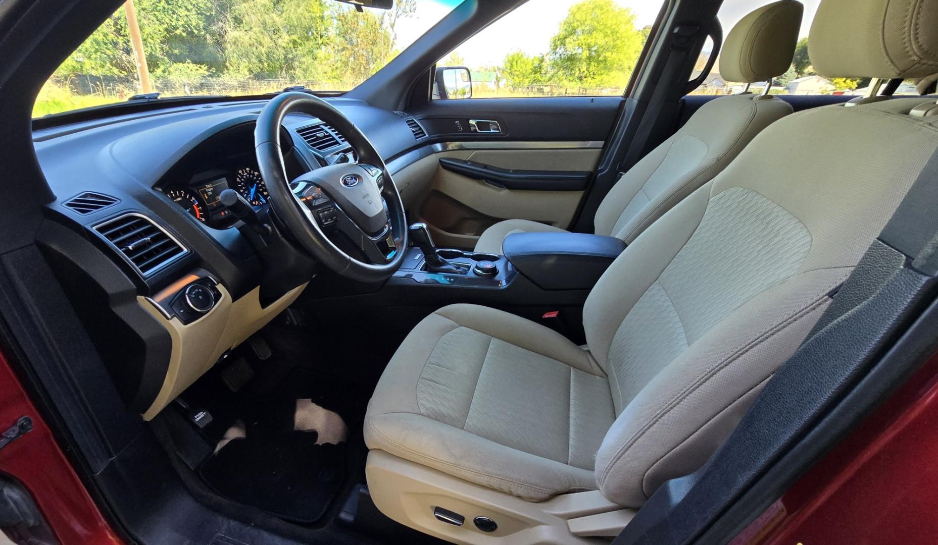 2016 Red /Tan Ford Explorer Base 4WD (1FM5K8B86GG) with an 3.5L V6 DOHC 24V engine, 6A transmission, located at 450 N Russell, Missoula, MT, 59801, (406) 543-6600, 46.874496, -114.017433 - Another Sturdy AWD SUV Ford Explorer. Excellent Miles for it's age. 3.5L V6 Engine. Automatic Transmission. Air Conditioning. Bluetooth Wireless. AM FM CD Player. Backup Camera. Two Owner. We Finance through local Credit Unions. We do NOT offer In House (Buy Here Pay Here) Financing.- Photo#12