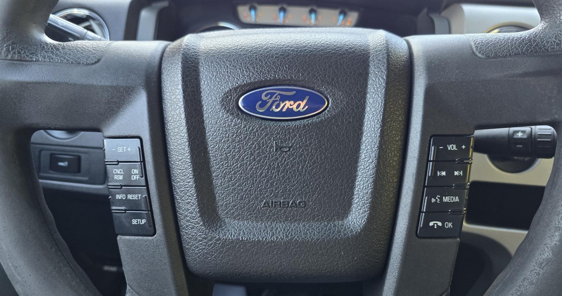 2012 Grey /Gray Ford F-150 XLT SuperCab 6.5-ft. Bed 4WD (1FTEX1EM3CF) with an 3.7L V6 DOHC 24V engine, 6-Speed Automatic transmission, located at 450 N Russell, Missoula, MT, 59801, (406) 543-6600, 46.874496, -114.017433 - 4WD Ford F-150 Pickup with Nice Matching Topper. 3.7L V6 Engine. 6 Speed Automatic Transmission. New Tires! Air Conditioning. AM FM CD Player with Bluetooth Phone Connectivity. Cruise Control. Seats 6. Rear Sliding Window. We Finance through local Credit Unions. We do NOT offer In House (Buy Her- Photo#15