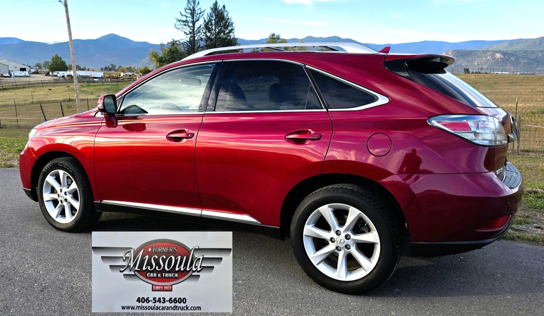 2010 Red /Gray Lexus RX 350 AWD (JTJBK1BA2A2) with an 3.5L V6 DOHC 24V engine, 5A transmission, located at 450 N Russell, Missoula, MT, 59801, (406) 543-6600, 46.874496, -114.017433- Photo#4