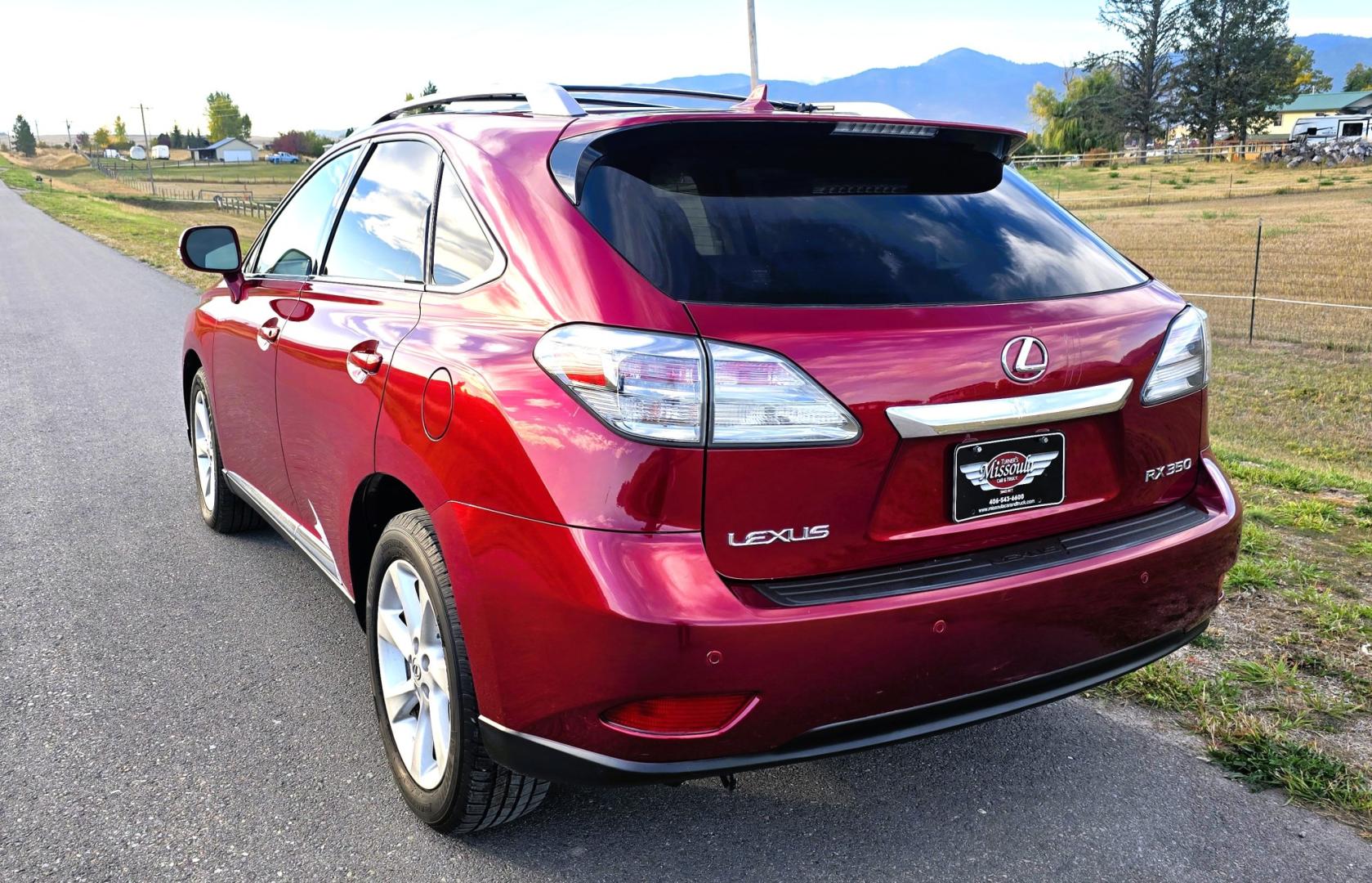 2010 Red /Gray Lexus RX 350 AWD (JTJBK1BA2A2) with an 3.5L V6 DOHC 24V engine, 5A transmission, located at 450 N Russell, Missoula, MT, 59801, (406) 543-6600, 46.874496, -114.017433- Photo#5