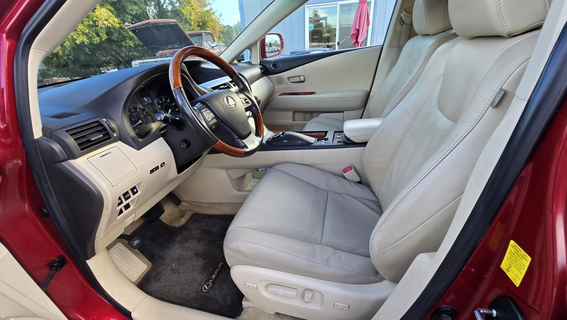 2010 Red /Gray Lexus RX 350 AWD (JTJBK1BA2A2) with an 3.5L V6 DOHC 24V engine, 5A transmission, located at 450 N Russell, Missoula, MT, 59801, (406) 543-6600, 46.874496, -114.017433- Photo#14