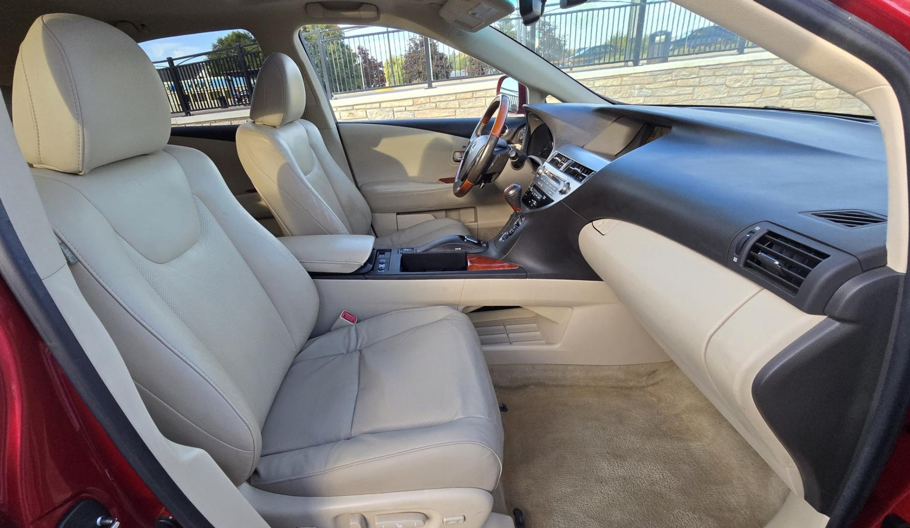 2010 Red /Gray Lexus RX 350 AWD (JTJBK1BA2A2) with an 3.5L V6 DOHC 24V engine, 5A transmission, located at 450 N Russell, Missoula, MT, 59801, (406) 543-6600, 46.874496, -114.017433- Photo#17
