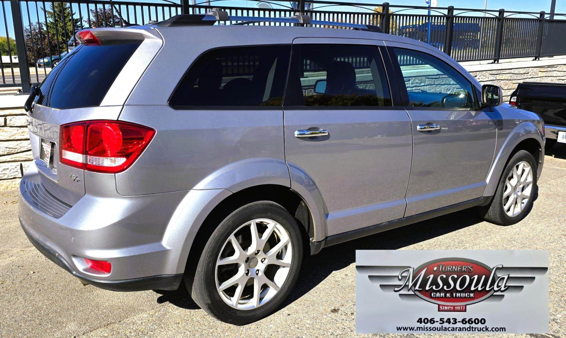 2016 Silver /Black Dodge Journey R/T AWD (3C4PDDFG9GT) with an 3.6L V6 DOHC 24V engine, 6A transmission, located at 450 N Russell, Missoula, MT, 59801, (406) 543-6600, 46.874496, -114.017433 - Reliable AWD SUV with 3rd Row Seating. Great Family Car at an Affordable Price. 3.6L V6 Engine. 6 Speed Automatic Transmission. NEW Tires Front and Rear Air Conditioning Touch Screen AM FM Sat CD Player with Bluetooth Cruise Control Tilt Steering Heated Seats and Steering Wheel We Fina- Photo#4