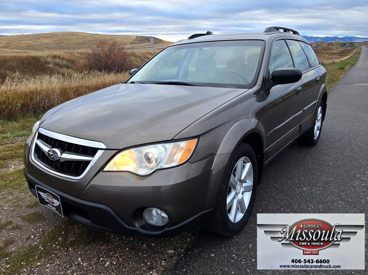 2009 Green /Tan Subaru Outback 2.5i (4S4BP61C497) with an 2.5L H4 SOHC 16V engine, 4 Speed Automatic transmission, located at 450 N Russell, Missoula, MT, 59801, (406) 543-6600, 46.874496, -114.017433 - The most popular car in Missoula. AWD and Dependable. 2.5L H4 Engine. Automatic Transmission. Heated Seats for those long Montana Winters. Power Drivers Seat. Ice Cold Air Conditioning. AM FM CD Player. Cruise Control. Back Seats for down for lots of room for your snowboard. We Finance through l- Photo#4