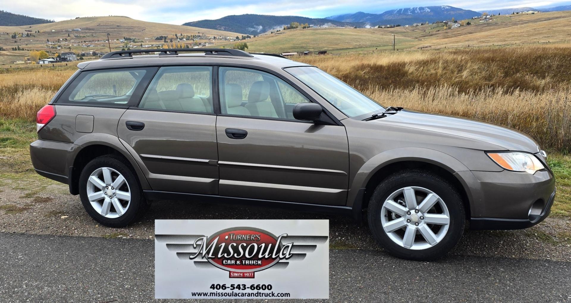 2009 Green /Tan Subaru Outback 2.5i (4S4BP61C497) with an 2.5L H4 SOHC 16V engine, 4 Speed Automatic transmission, located at 450 N Russell, Missoula, MT, 59801, (406) 543-6600, 46.874496, -114.017433 - The most popular car in Missoula. AWD and Dependable. 2.5L H4 Engine. Automatic Transmission. Heated Seats for those long Montana Winters. Power Drivers Seat. Ice Cold Air Conditioning. AM FM CD Player. Cruise Control. Back Seats for down for lots of room for your snowboard. We Finance through l- Photo#7
