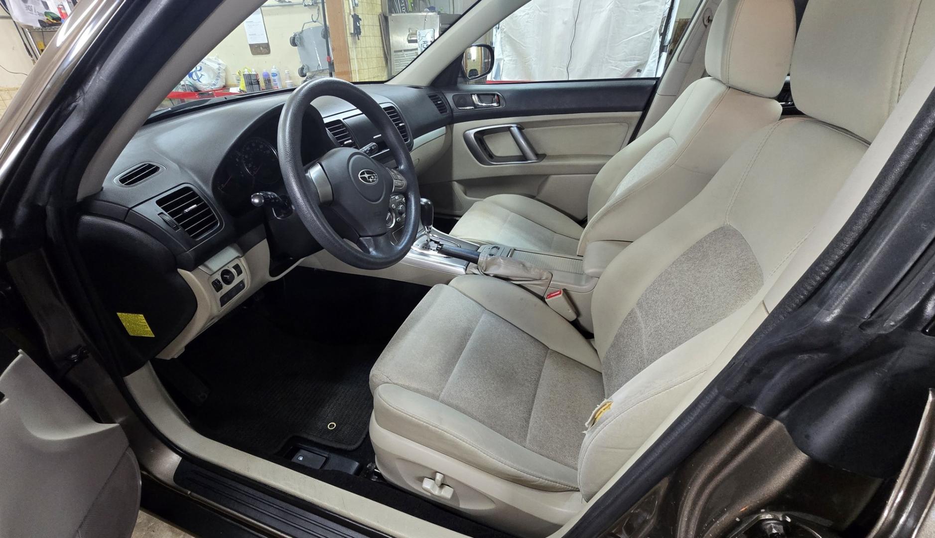 2009 Green /Tan Subaru Outback 2.5i (4S4BP61C497) with an 2.5L H4 SOHC 16V engine, 4 Speed Automatic transmission, located at 450 N Russell, Missoula, MT, 59801, (406) 543-6600, 46.874496, -114.017433 - The most popular car in Missoula. AWD and Dependable. 2.5L H4 Engine. Automatic Transmission. Heated Seats for those long Montana Winters. Power Drivers Seat. Ice Cold Air Conditioning. AM FM CD Player. Cruise Control. Back Seats for down for lots of room for your snowboard. We Finance through l- Photo#15