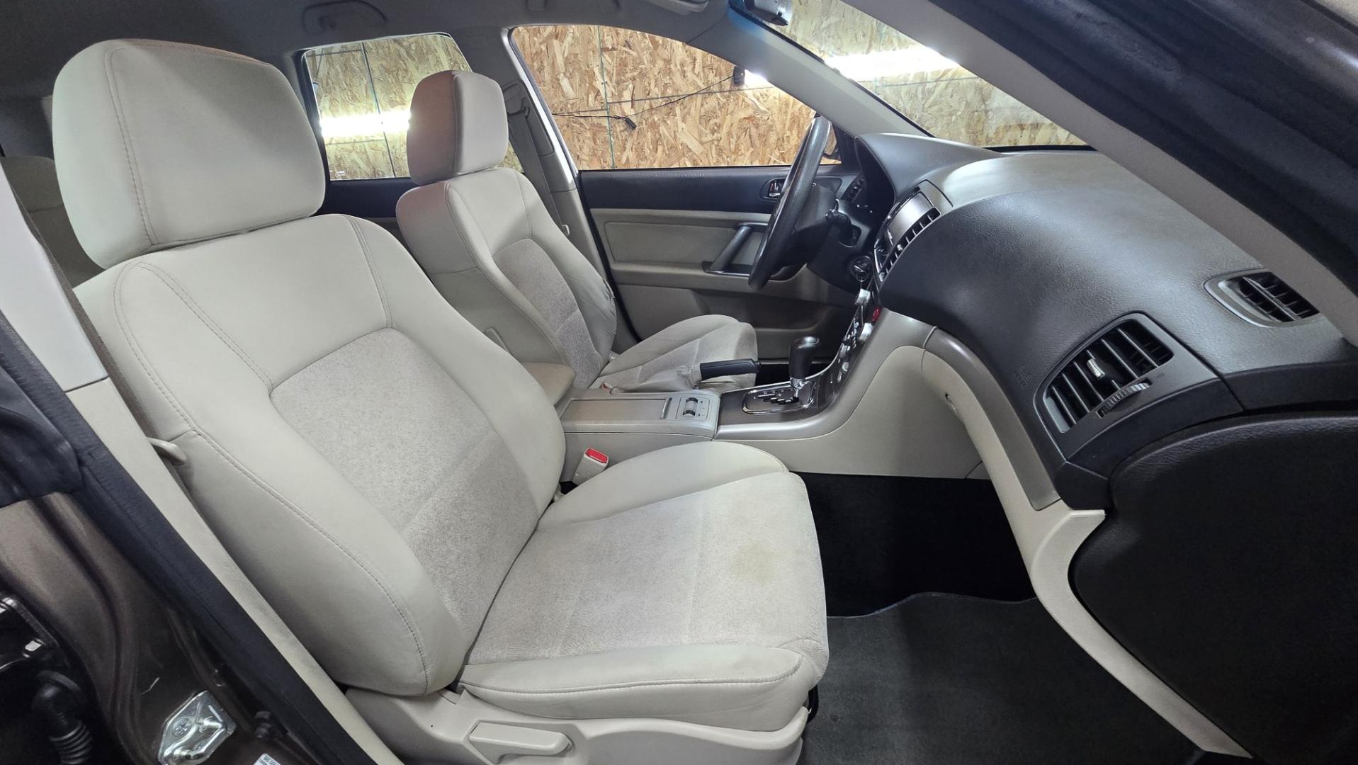 2009 Green /Tan Subaru Outback 2.5i (4S4BP61C497) with an 2.5L H4 SOHC 16V engine, 4 Speed Automatic transmission, located at 450 N Russell, Missoula, MT, 59801, (406) 543-6600, 46.874496, -114.017433 - The most popular car in Missoula. AWD and Dependable. 2.5L H4 Engine. Automatic Transmission. Heated Seats for those long Montana Winters. Power Drivers Seat. Ice Cold Air Conditioning. AM FM CD Player. Cruise Control. Back Seats for down for lots of room for your snowboard. We Finance through l- Photo#18