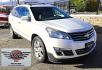 2015 White /Gray Chevrolet Traverse LTZ AWD (1GNKVJKD3FJ) with an 3.6L V6 DOHC 24V engine, 6 Speed Automatic transmission, located at 450 N Russell, Missoula, MT, 59801, (406) 543-6600, 46.874496, -114.017433 - There is a lot of car for the money here. 2015 AWD Chevy Traverse. 3.6L V6 Engine. 6 Speed Automatic Transmission. 3rd Row Seating. Navigation. Backup Camera. Heated and Cooled Front Seats. Two Sunroofs. Front and Rear Climate Control. AM FM CD Player with Touch Screen. Bluetooth Audio and Phone. Cl- Photo#6