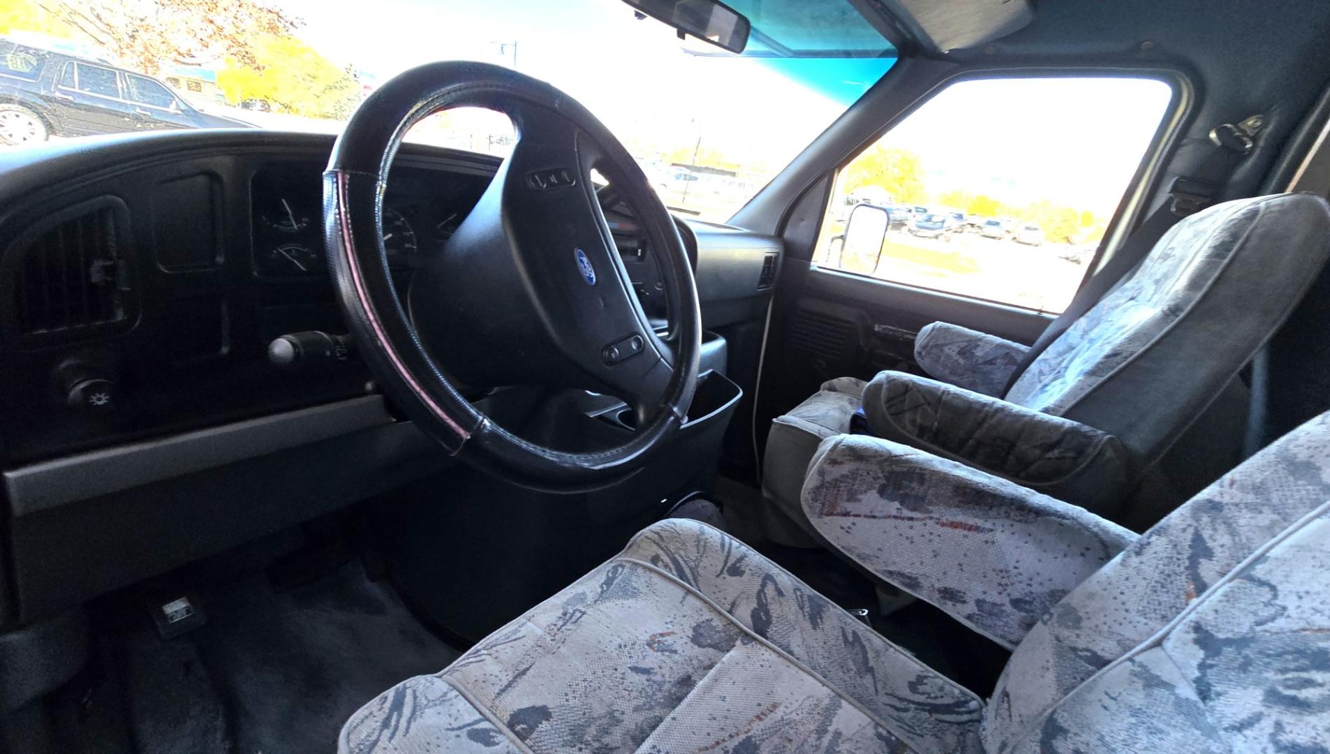 1993 White /Brown Ford Econoline E350 (1FDKE30GXPH) with an 7.5L V8 OHV 16V engine, Automatic transmission, located at 450 N Russell, Missoula, MT, 59801, (406) 543-6600, 46.874496, -114.017433 - Not Perfect but with these Miles, this Motor-home is a Steal! You read that right. Under 40K Miles. 7.5L V8 Engine. Like New Michelin Tires all around. RV was just winterized. Plumbing seems good. Electrical works on plug in. Fridge will run on electric or propane(hasn't been tested). Bed in front h- Photo#14